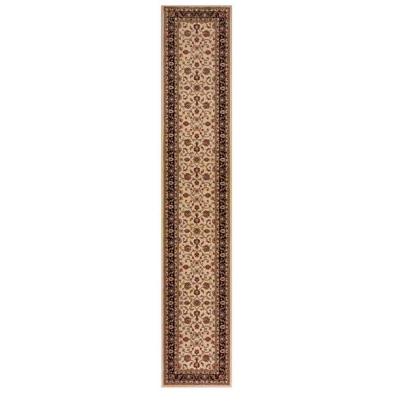 TrafficMaster Marash Ivory 26 in. W x 144 in. L Stair Runner Rug (Covers 26 sq. ft.) 59322