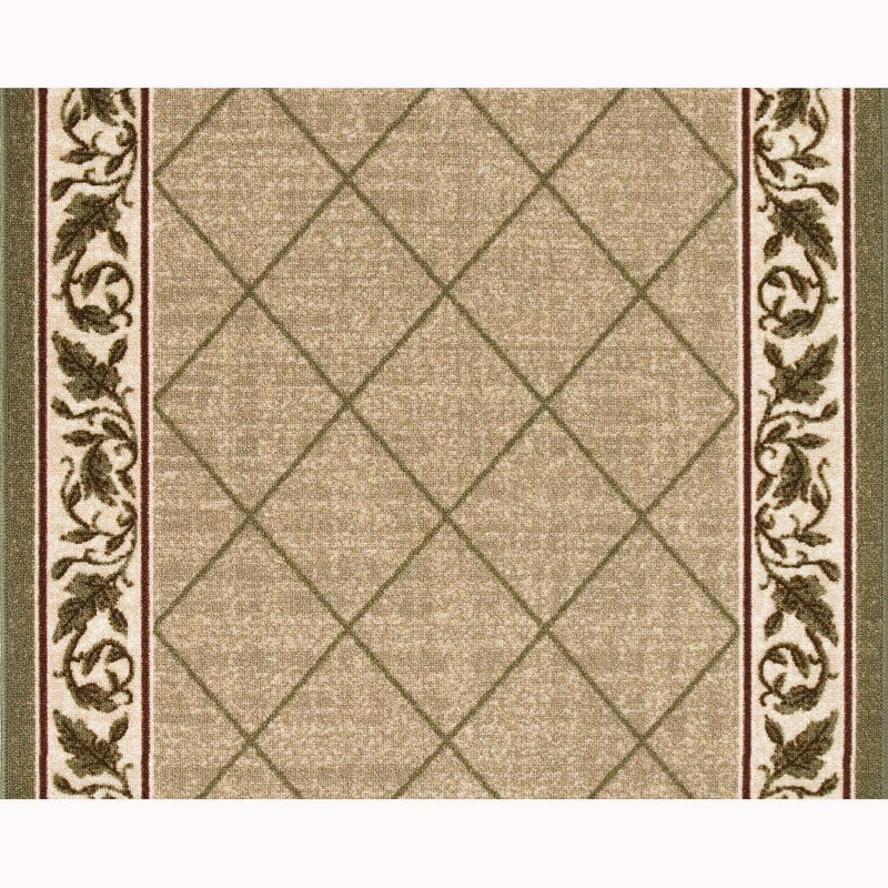 TrafficMaster Regent Tan 26 in. x Your Choice Length Stair Runner MT1004430