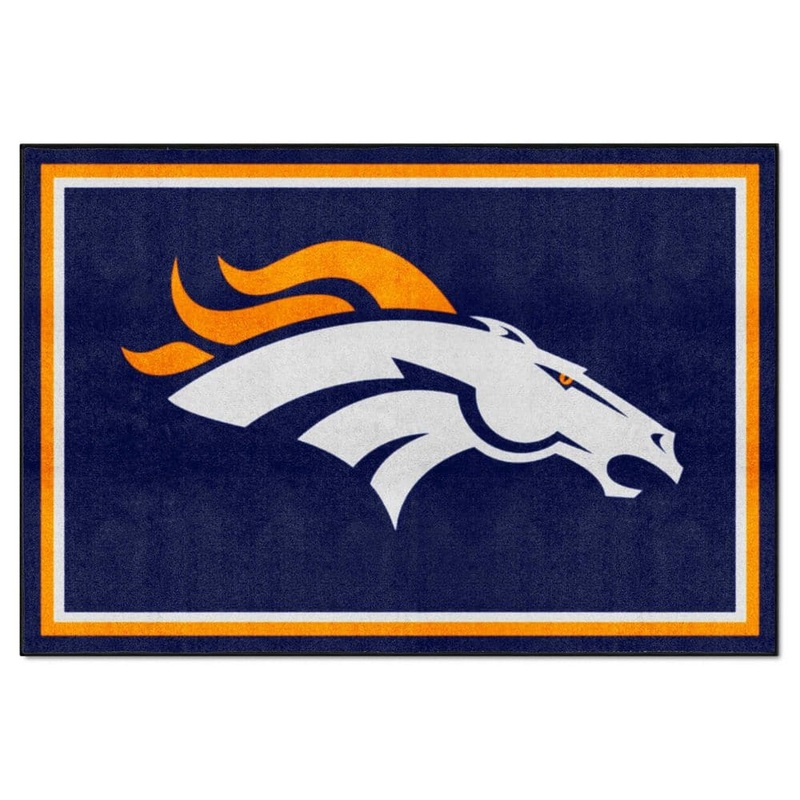 FANMATS Denver Broncos 5 ft. x 8 ft. Area Rug 6572