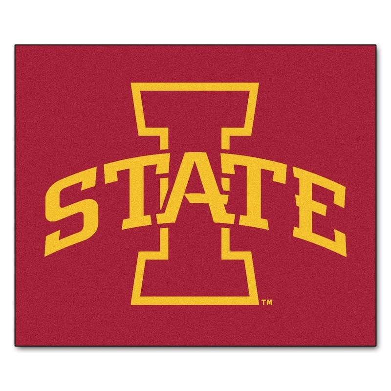 FANMATS Iowa State University 5 ft. x 6 ft. Tailgater Rug 13