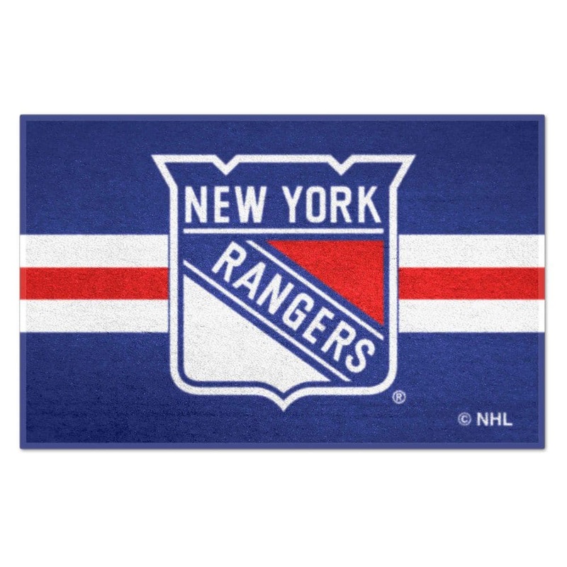 FANMATS New York Rangers Blue 1.5 ft. x 2.5 ft. Starter Area Rug 31944