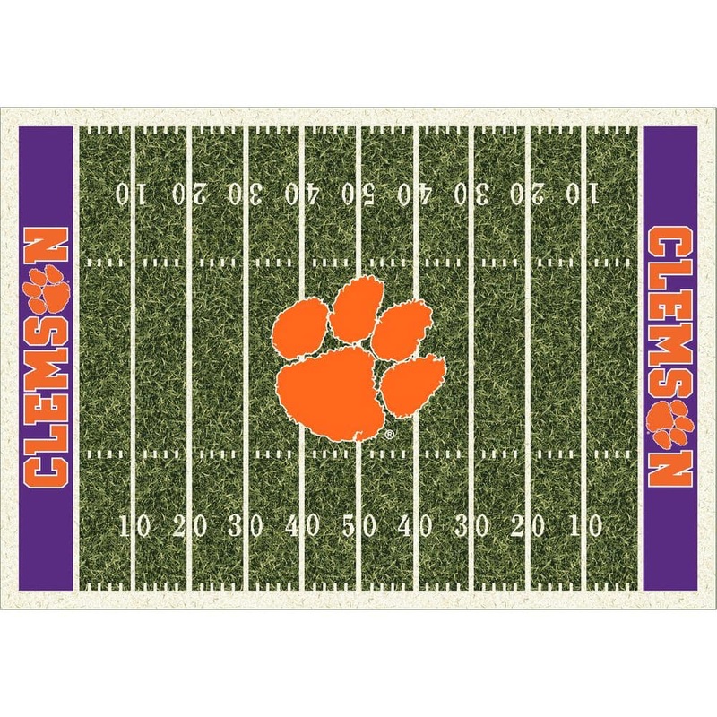 IMPERIAL Clemson University 6 ft. x 8 ft. Homefield Area Rug 319266935