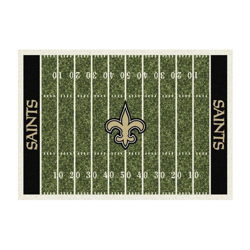 IMPERIAL NEW ORLEANS SAINTS 6X8 HOMEFIELD RUG IMP  524-5031