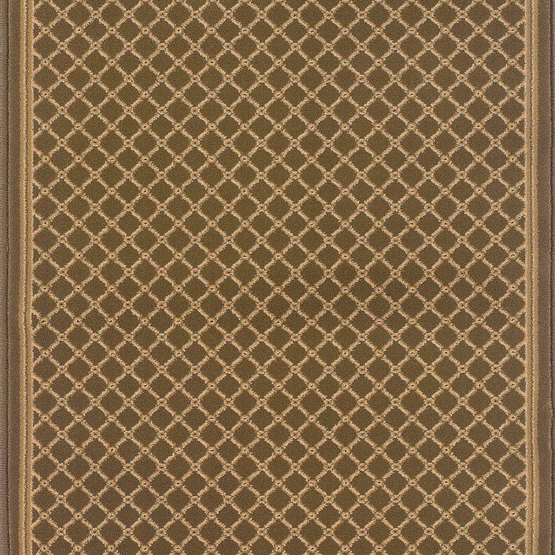 Natco Kurdamir Derby Green 2 ft. 9 in. x Your Choice Length Stair Runner Rug 2028GRWRH