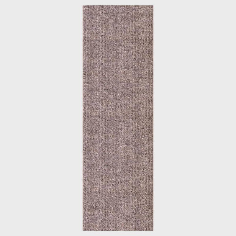 PLAYA RUG Heavy Duty Solid Beige 31 in. W x 14 ft. L Indoor/Outdoor Runner Rug/Stair Runner 31.4 sq. ft. PLY-O-CRM-31X14