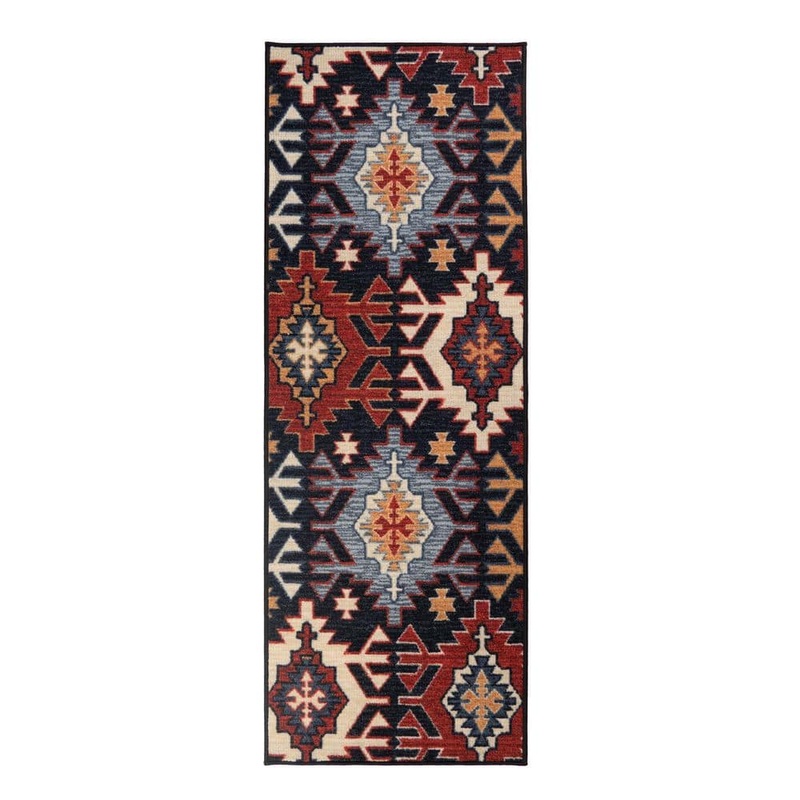 RugStylesOnline Berber Series Black 26 in. x 19 ft. Your Choice Length Stair Runner HD-BRBR00-19X26
