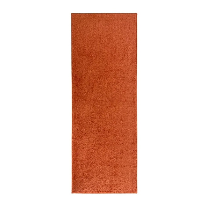 RugStylesOnline Solid Euro Burnt Orange 31 in. x 34 ft. Your Choice Length Stair Runner HD-EU3007-34X31