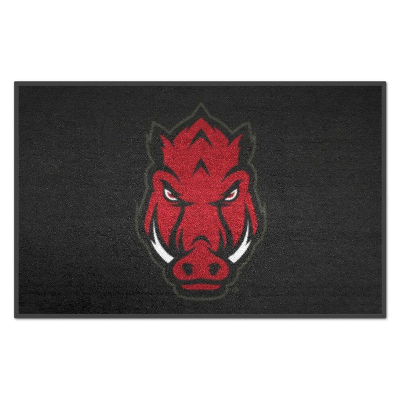 FANMATS Arkansas Razorbacks Black 2 ft. x 3 ft. Starter Mat Area Rug 35878