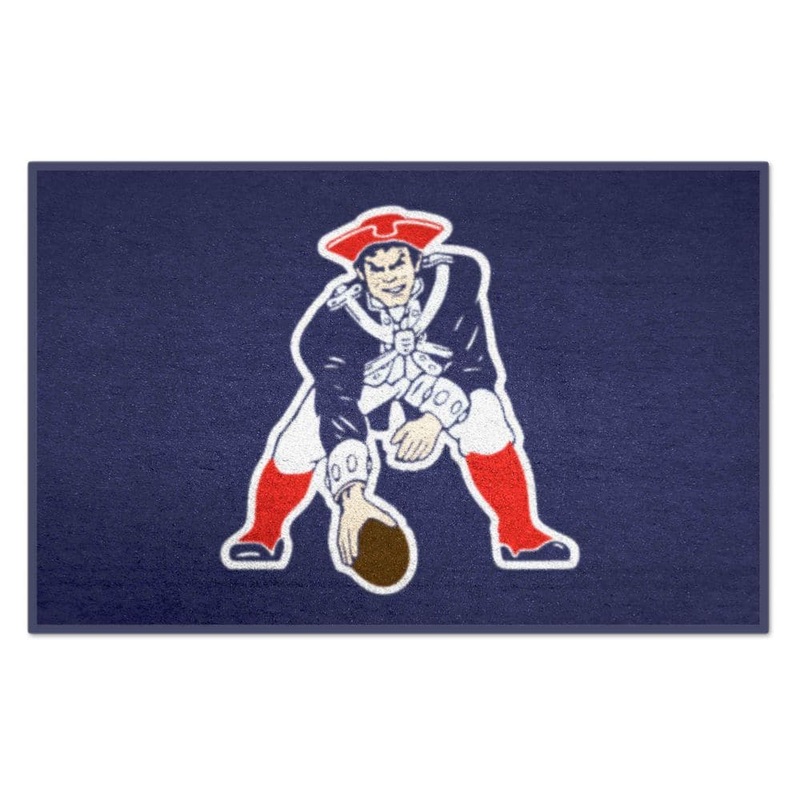 FANMATS Blue 1 ft. 7 in. x 2 ft. 6 in. New England Patriots Vintage Starter Mat Area Rug 32504