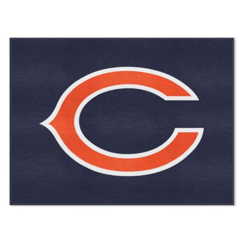 FANMATS Chicago Bears Navy Blue All-Star Rug – 34 in. x 42.5 in. 39967
