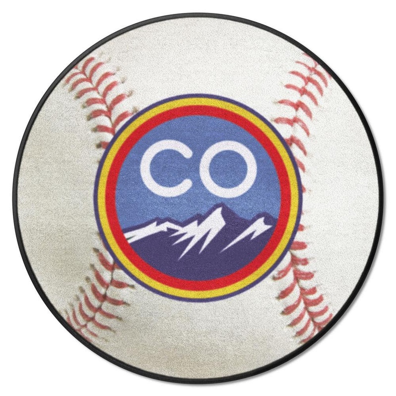 FANMATS Colorado Rockies Baseball Rug – 27in. Diameter 40551