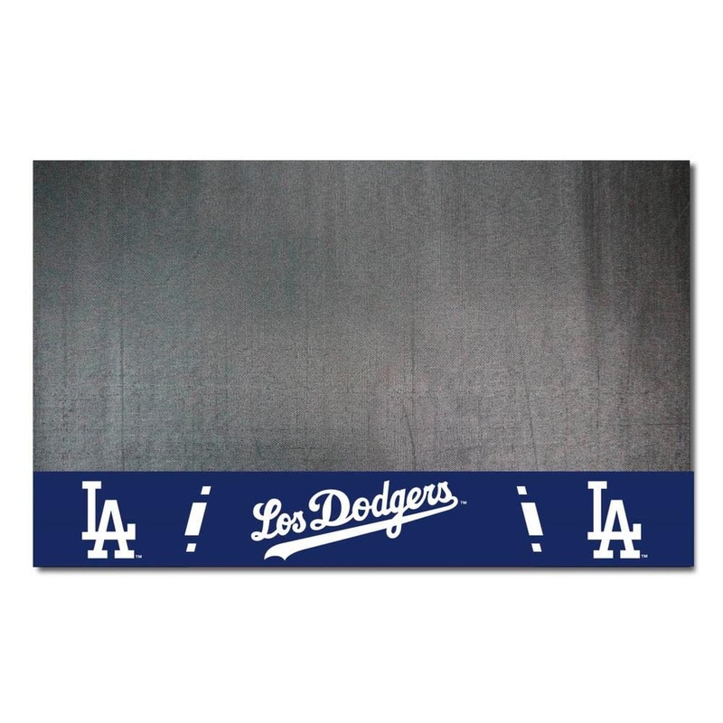 FANMATS Los Angeles Dodgers Vinyl Grill Mat – 26in. x 42in. 37525