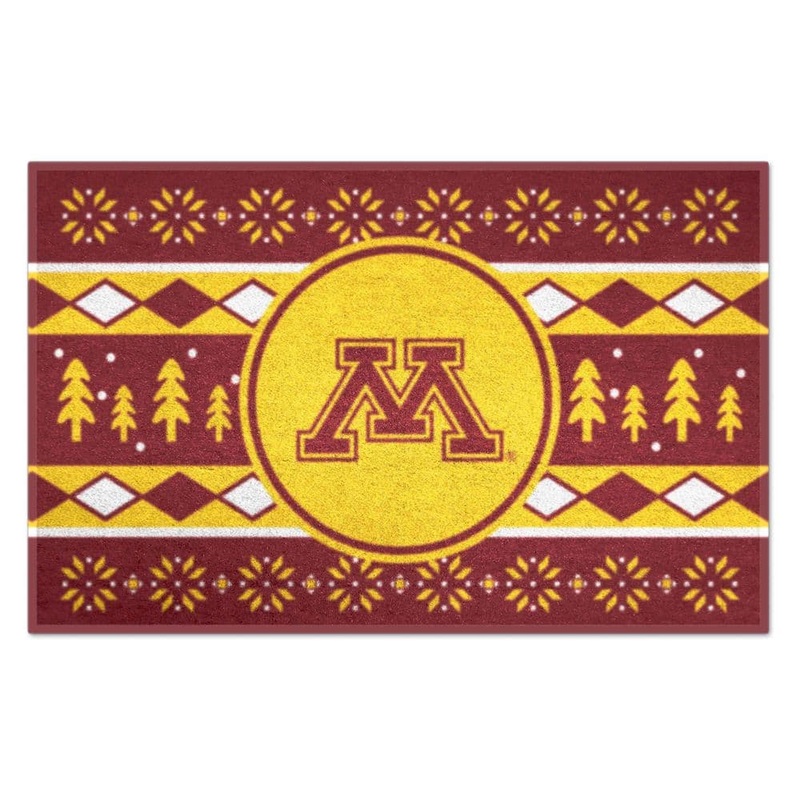 FANMATS Minnesota Golden Gophers Holiday Sweater Maroon 1.5 ft. x 2.5 ft. Starter Area Rug 25842