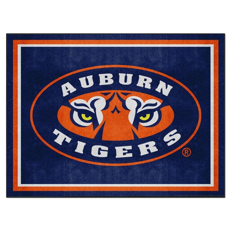 FANMATS NCAA Auburn University Navy Blue 8 ft. x 10 ft. Indoor Area Rug 17397