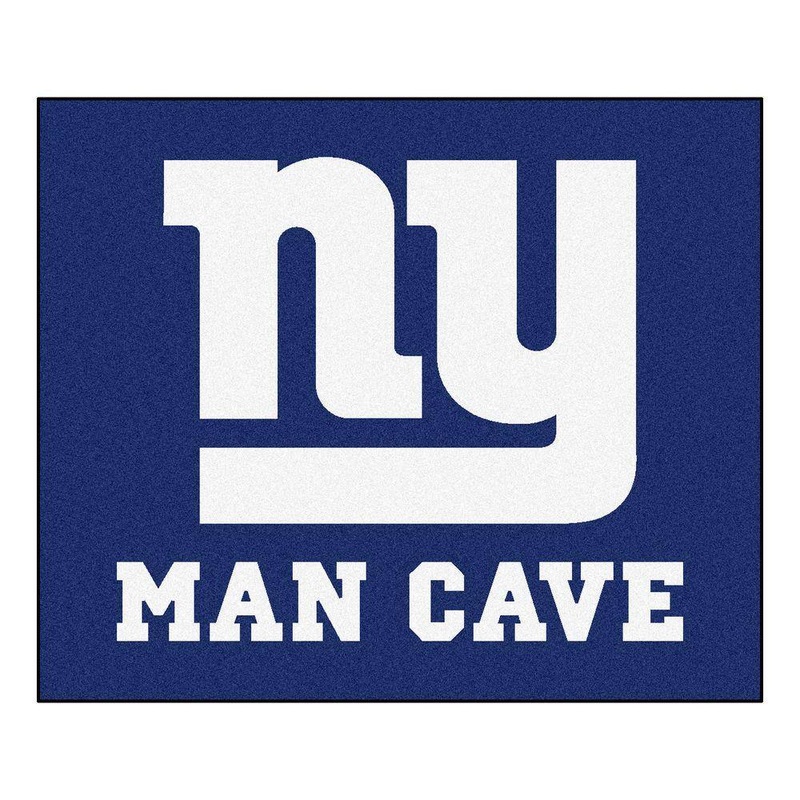 FANMATS New York Giants Blue Man Cave 5 ft. x 6 ft. Area Rug 14343