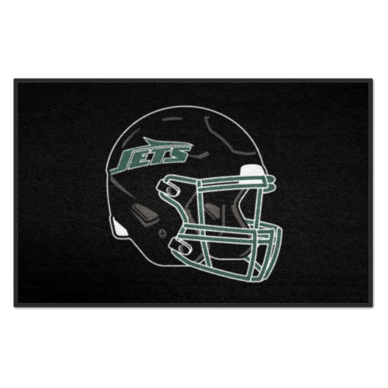 FANMATS New York Jets Black 2 ft. x 3 ft. Starter Mat Area Rug 38105