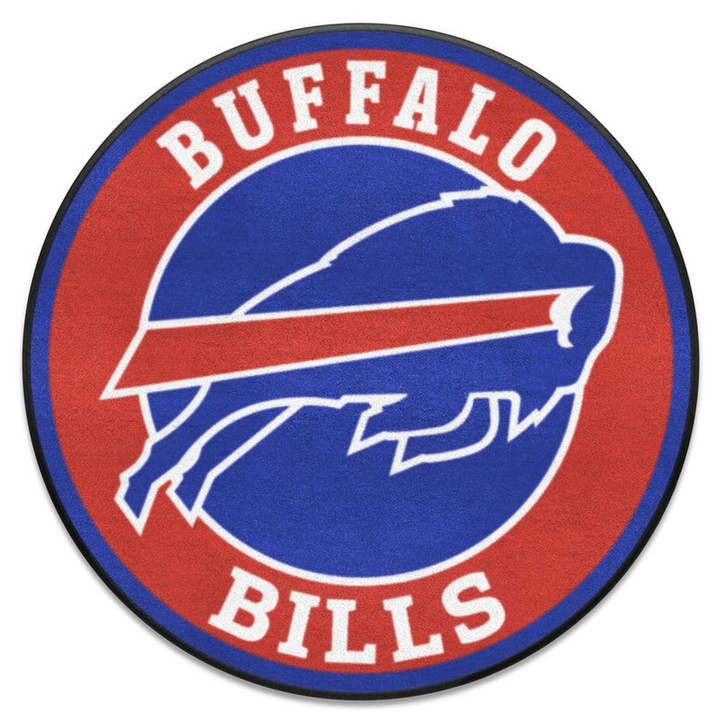 FANMATS NFL Buffalo Bills Red 2 ft. Round Area Rug 17952