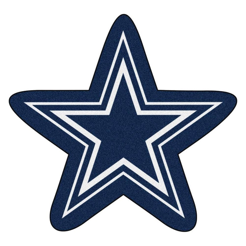 FANMATS NFL – Dallas Cowboys Mascot Mat 36 in. x 34.3 in. Indoor Area Rug 20967