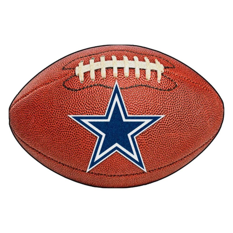 FANMATS NFL Dallas Cowboys Photorealistic 20.5 in. x 32.5 in Football Mat 5726