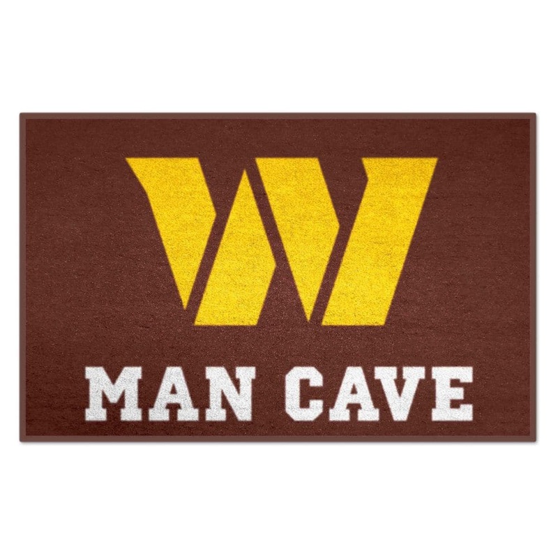 FANMATS NFL Washington Commanders Red Man Cave 2 ft. x 3 ft. Area Rug 14386