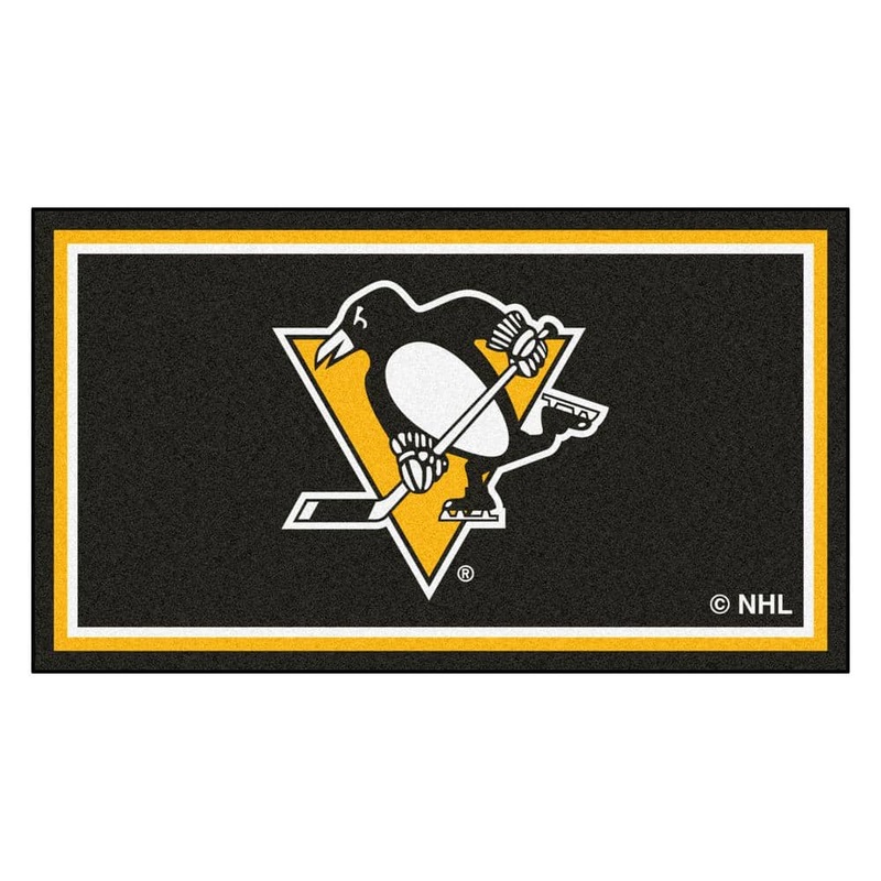 FANMATS NHL – Pittsburgh Penguins 3 ft. x 5 ft. Ultra Plush Area Rug 19915