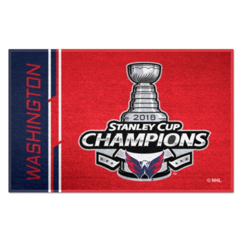 FANMATS Washington Capitals 2018 Stanley Cup Champions Red 1.5 ft. x 2.5 ft. Starter Area Rug 25295