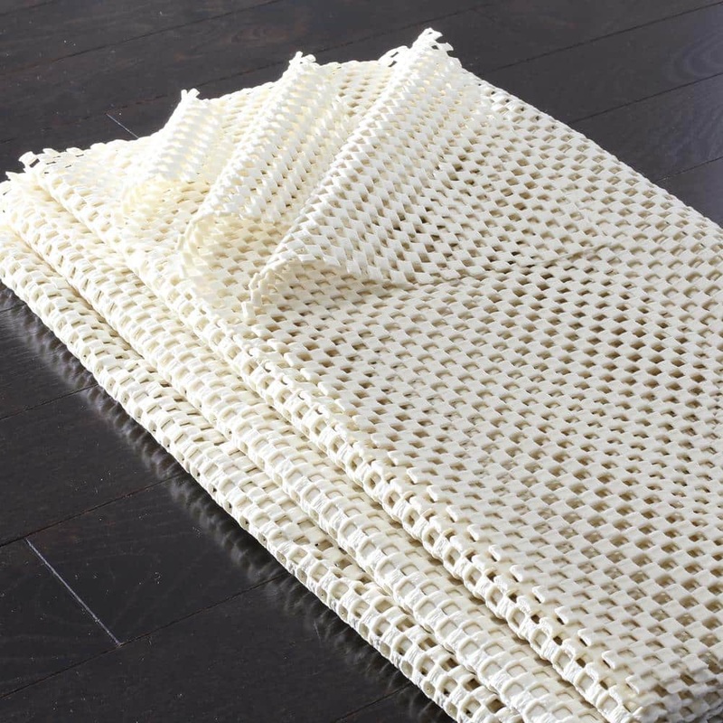 SAFAVIEH Grid White 6 ft. x 6 ft. Interior Non-Slip Grip Dual Surface .16 in. Thickness Rug Pad PAD111-6SQ