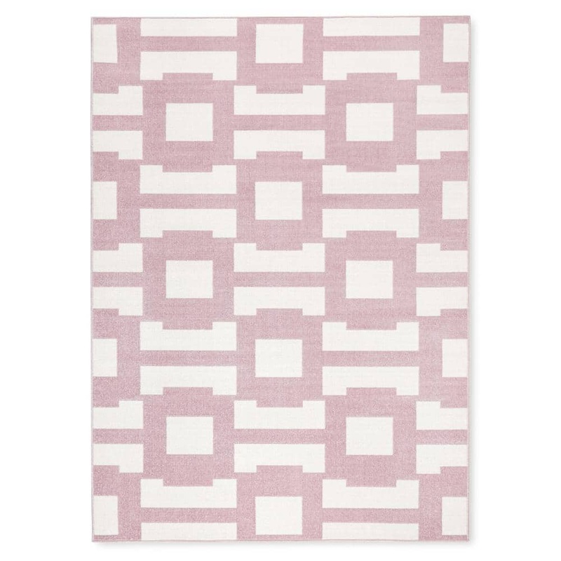 Tommy Bahama Isla Coastal Geo Purple/Ivory 8 ft. x 10 ft. Indoor Outdoor Area Rug 1-40147-350