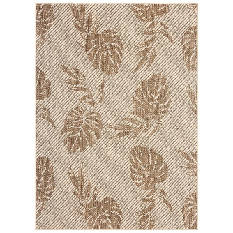 Tommy Bahama Palm Beige/Brown 8 ft. x 10 ft. Indoor/Outdoor Area Rug 1-6811-161