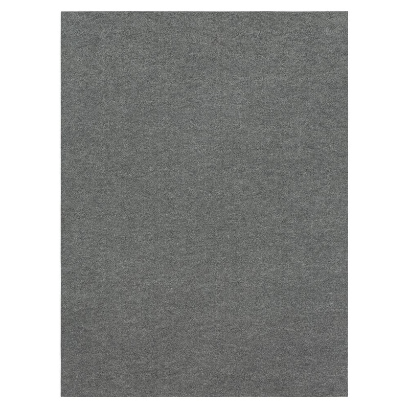 TrafficMaster Unbound Smoke Gray Ribbed 6 ft. x 8 ft. Indoor/Outdoor Area Rug CP45N41PJ1VH