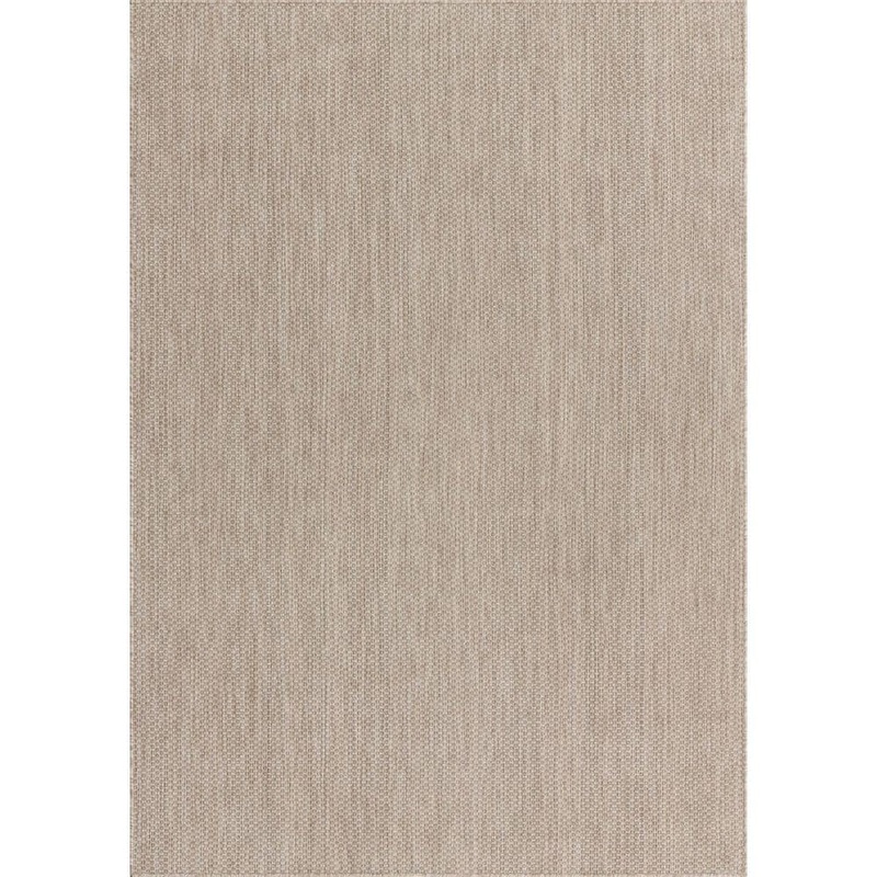 Unique Loom Outdoor Solid Beige 7′ 0 x 10′ 0 Area Rug 3128942