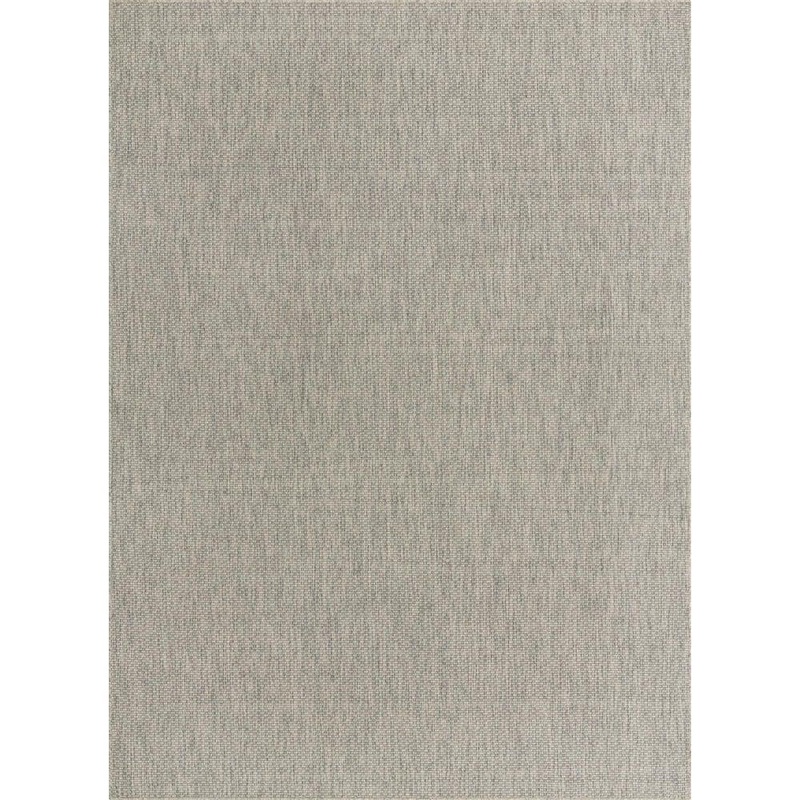 Unique Loom Outdoor Solid Light Gray 8′ 0 x 11′ 4 Area Rug 3129000