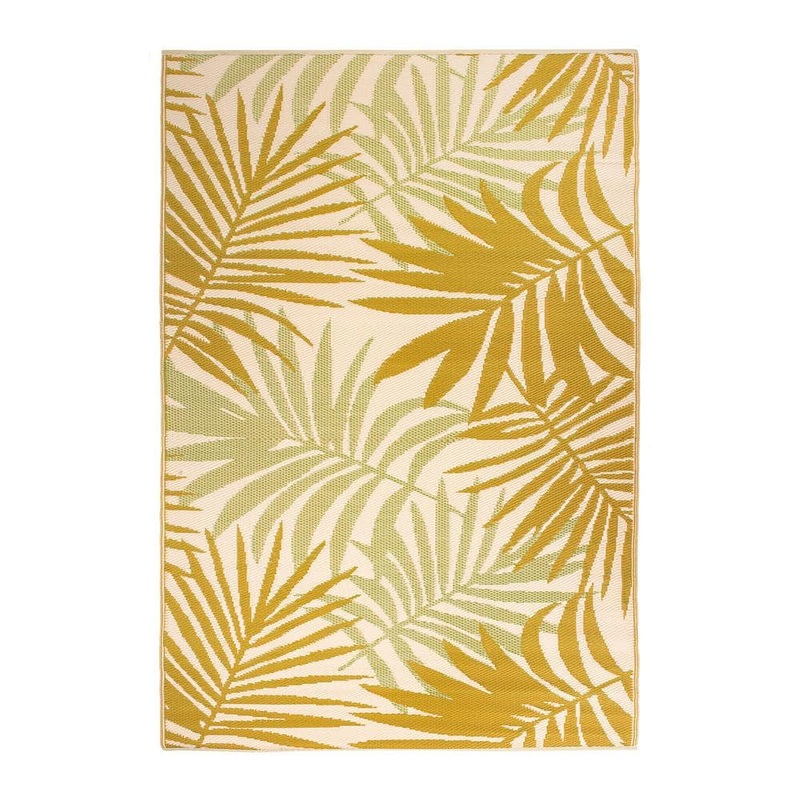 World Rug Gallery Hawaii Multi 3 ft. x 5 ft. Floral Reversible Plastic Outdoor Area Rug 6052MULTI3X5