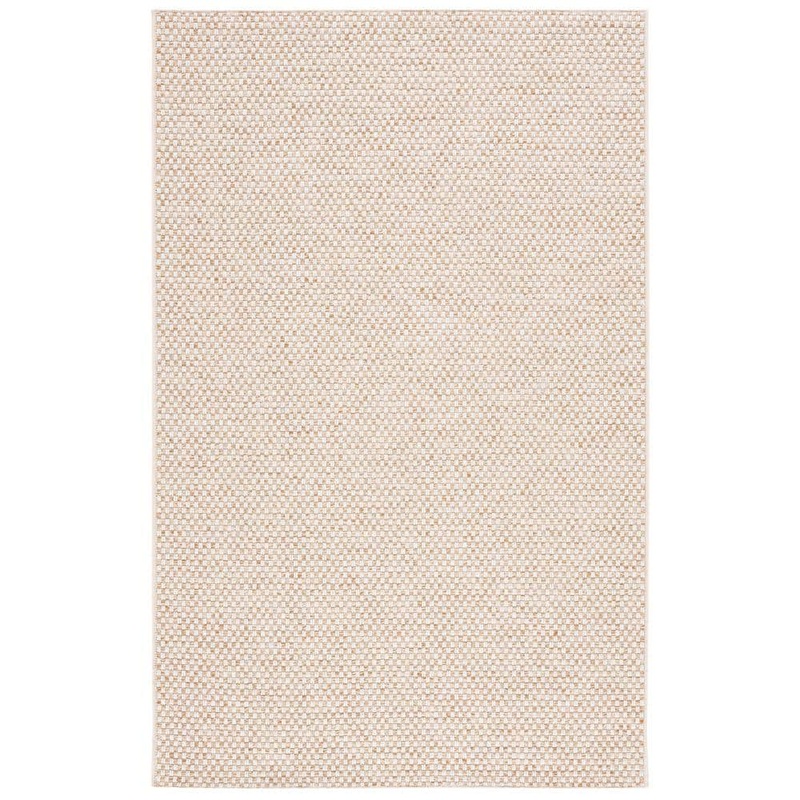 SAFAVIEH Sisal All-Weather Natural/Ivory 8 ft. x 10 ft. Solid Woven Indoor/Outdoor Area Rug SAW460B-8