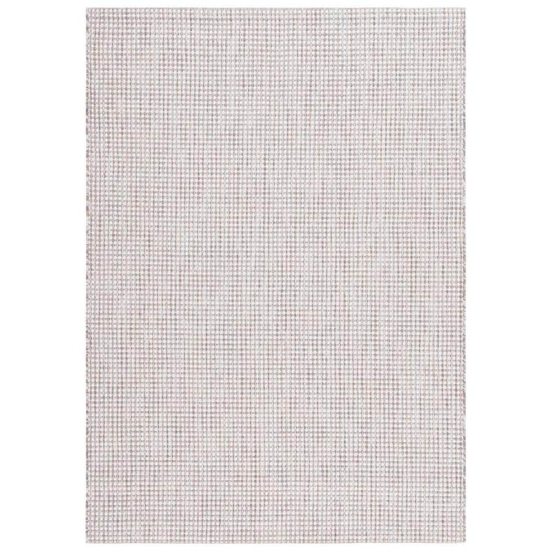 SAFAVIEH Courtyard Ivory/Gray 4 ft. x 6 ft. Woven Geometric Indoor/Outdoor Area Rug CY8586-59121-4