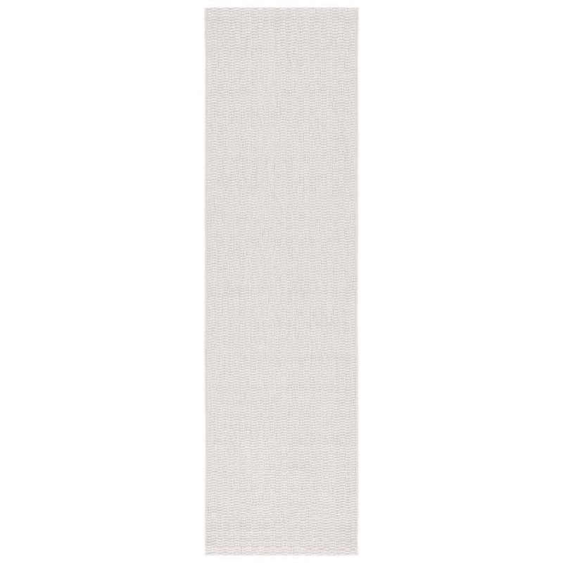 SAFAVIEH Sisal All-Weather Ivory 2 ft. x 8 ft. Solid Woven Indoor/Outdoor Runner Rug SAW420A-28