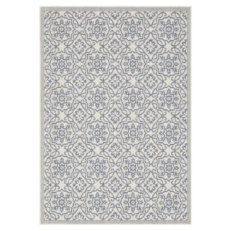 PLAYA RUG Eliza Blue 8 ft. x 10 ft. Indoor/Outdoor Area Rug ELZ-BLUE-8X10