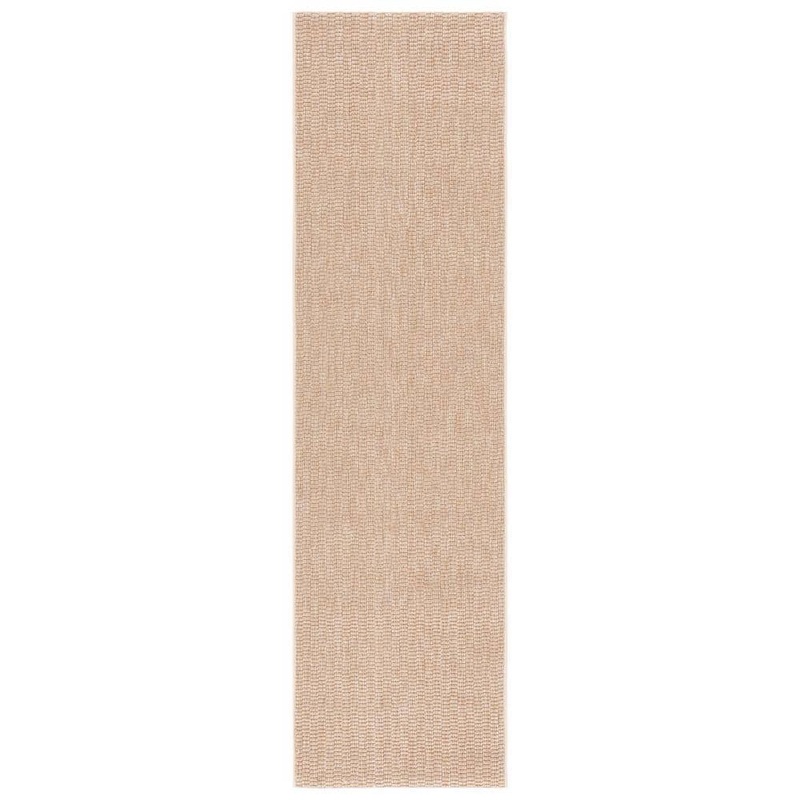 SAFAVIEH Sisal All-Weather Natural 2 ft. x 8 ft. Solid Woven Indoor/Outdoor Runner Rug SAW420B-28