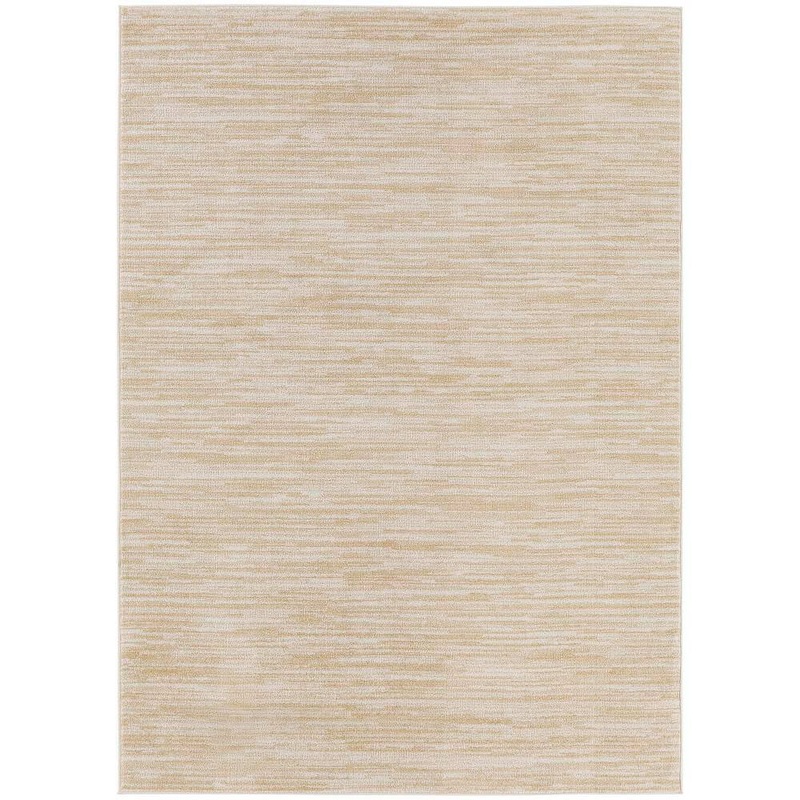 Nourison Essentials 5 ft. x 7 ft. Ivory Gold Abstract Contemporary Indoor/Outdoor Area Rug 916761
