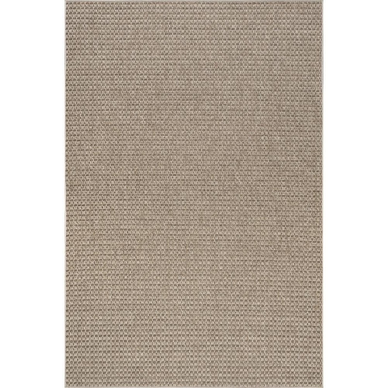 nuLOOM Jazmin Neutral 7 ft. 10 in. x 10 ft. Geometric Indoor/Outdoor Area Rug KZNB01B-8010