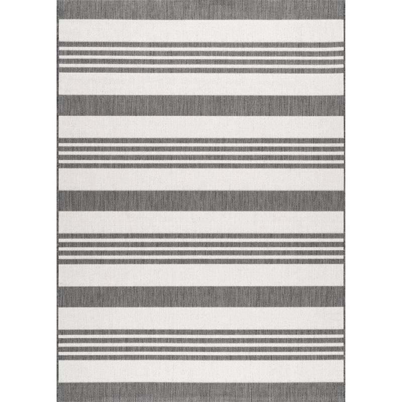 nuLOOM Robin Beige 8 ft. 6 in. x 12 ft. Indoor/Outdoor Patio Area Rug OWDN29B-86012