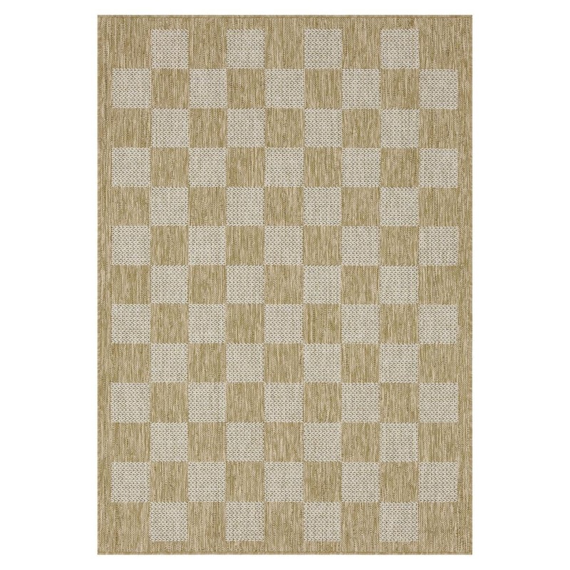 PLAYA RUG Daisy Jute and Ivory 4 ft. x 6 ft. Indoor/Outdoor Area Rug DAY-J.IVO-4X6