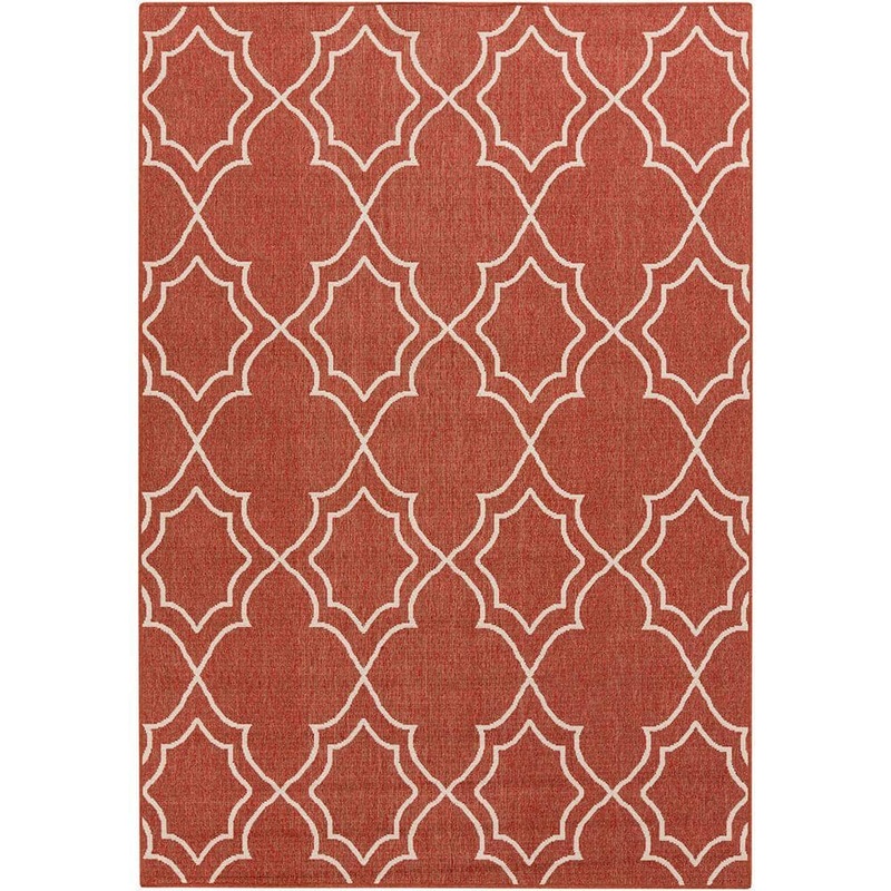 Livabliss Anderson Cherry 4 ft. x 6 ft. Indoor/Outdoor Patio Area Rug S00151001224