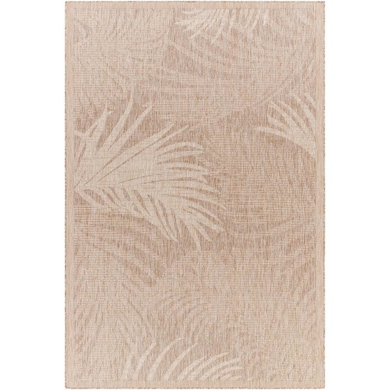 Livabliss Lamar Tan 9 ft. x 12 ft. Coastal Indoor/Outdoor Area Rug S00161061214