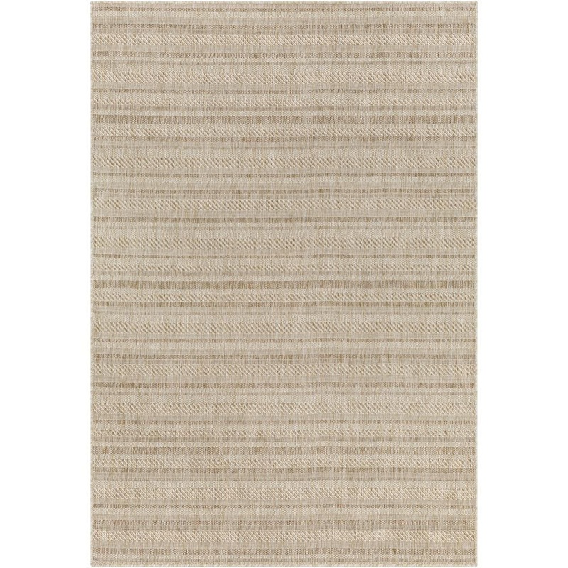 Livabliss Llyr Cream/Light Brown Moroccan 4 ft. x 6 ft. Indoor/Outdoor Area Rug S00161056097
