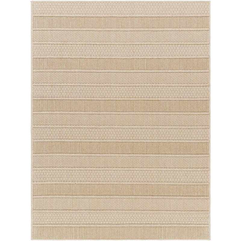 Livabliss Rockport Tan/Ivory 8 ft. x 10 ft. Modern Indoor/Outdoor Area Rug RPT2300-71010