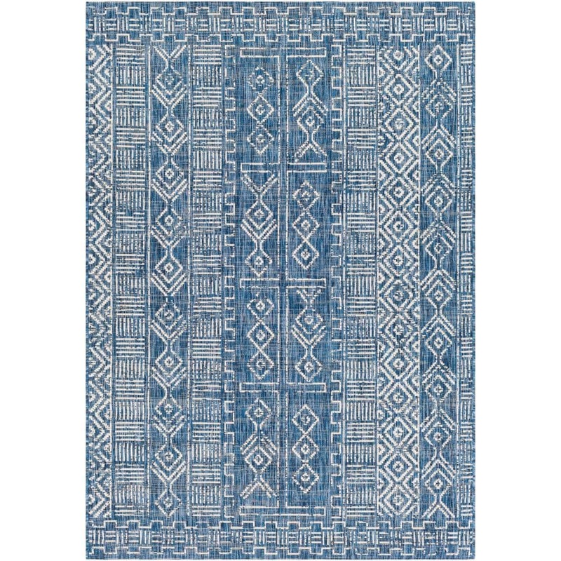 Livabliss Vassia Denim 5 ft. 3 in. x 7 ft. 7 in. Indoor/Outdoor Area Rug S00161024303