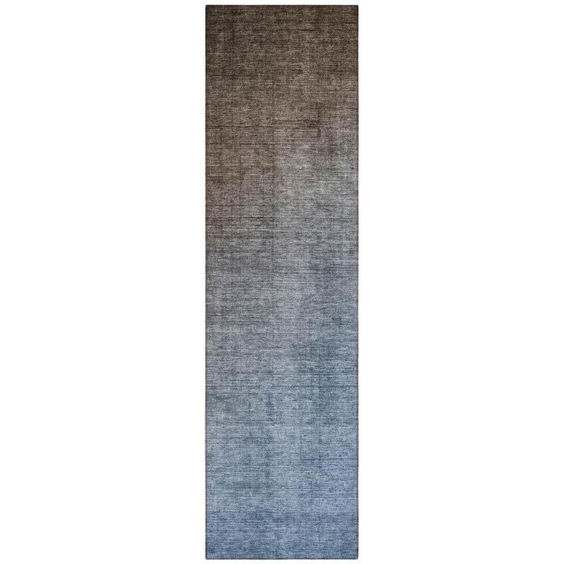 HomeRoots Multi-colored 2 ft. x 8 ft. Woven Solid Color Runner Indoor/Outdoor Area Rug 2000563692