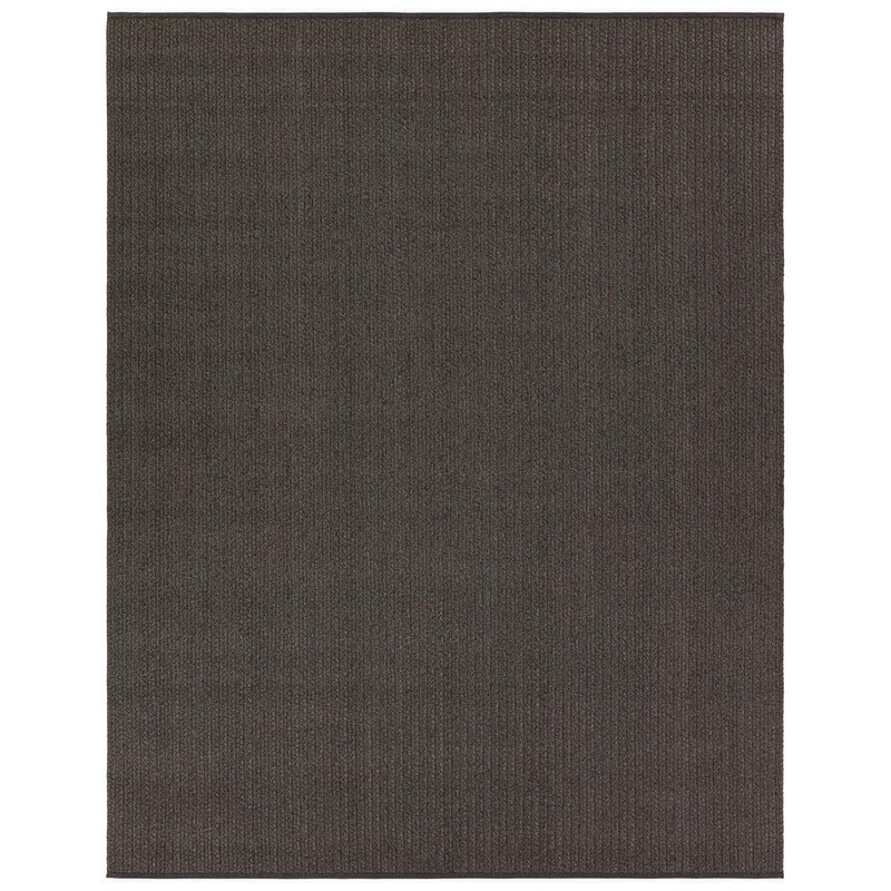Jaipur Living Iver 3 ft. x 10 ft. Dark Gray Solid Handmade Indoor/Outdoor Runner Area Rug RUG156904