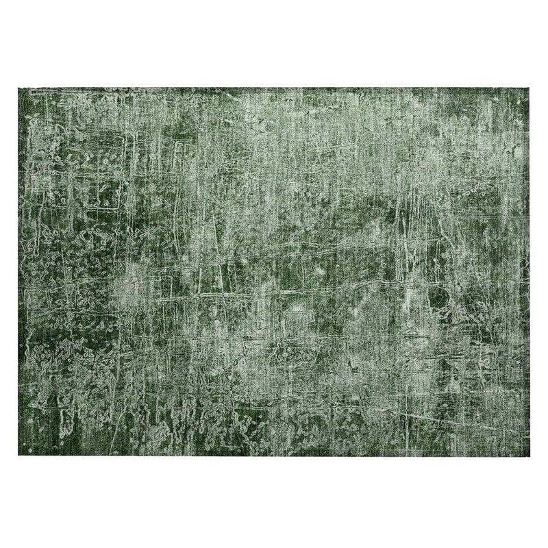 HomeRoots Emerald 2 ft. x 3 ft. Woven Abstract Rectangle Indoor/Outdoor Area Rug 2000563097
